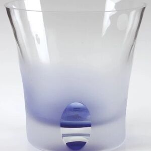 Block Crystal Rainy Day Ice Bucket Ombre Blue